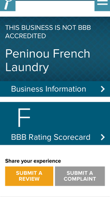 Peninou French Laundry & Cleaners, Inc. by null