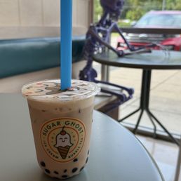 Lavender bubble milk tea Lavender bubble milk tea