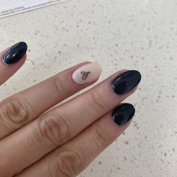 Crystal Nails and Spa - SNS powder $35 with a sticker design. - Nail Salons Near Me - Newtown, Connecticut
