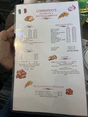 Menu photo 2 Lombardo's Pizza Plus Saint Johnsville, NY