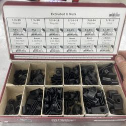 Meads Hardware - Extruded U nuts variety pack.