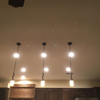Precision Electrical Services - New can lights and pendants, both on dimmers. - Electricians Near Me - Murrieta, California