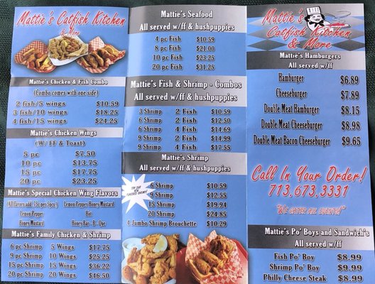 Menu photo 4 Mattie's Catfish Kitchen & More Houston, TX Menu photo 4 Mattie's Catfish Kitchen & More Houston, TX