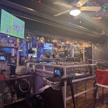 Octopus' Beer Garden - Christmas themed pop up decor - Beer Gardens Near Me - Mount Clemens, Michigan