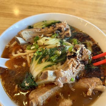 Hidden Dumpling House - Spare rib noodle - Chinese Near Me - Elk Grove, California
