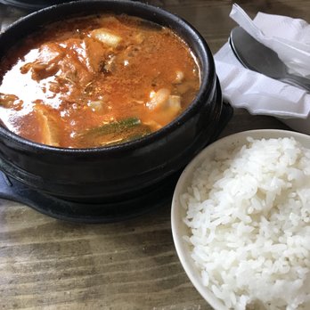 Ahri's Kitchen - Seafood tofu stew. Yummy - Korean Near Me - Jersey City, New Jersey Ahri's Kitchen - Seafood tofu stew. Yummy - Korean Near Me - Jersey City, New Jersey