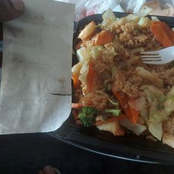 American Wings & Hibachi - No chicken I got charged