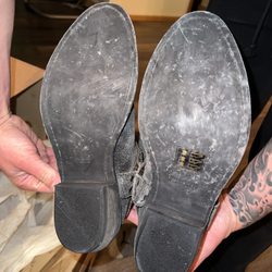 Rivertrail Mercantile - Scuffed up bottoms on "brand new" $300 boots...