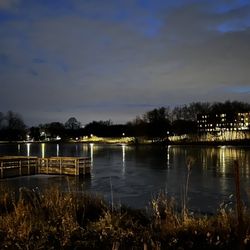 Thompson Park Activity Center - Thompson Park at night