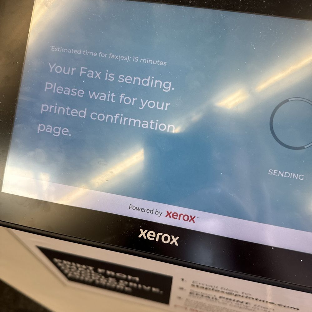 My fax is sending 18 pages My fax is sending 18 pages