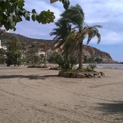 El Velero - La plage vue de la terrasse du restaurant