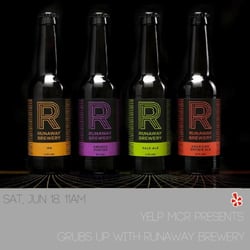 GRUB's up with Yelp @ Runaway Brewery
