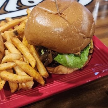 Southside BBQ Co - Waygu burger with American cheese extra lettuce grilled onions abs pickles on a brioche bun. - Barbeque Near Me - Montebello, California Southside BBQ Co - Waygu burger with American cheese extra lettuce grilled onions abs pickles on a brioche bun. - Barbeque Near Me - Montebello, California