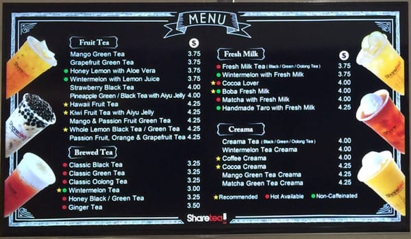 Menu photo 7 Sharetea Houston, TX