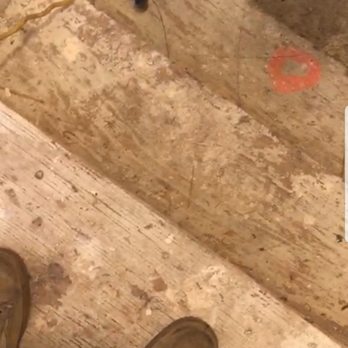 AJ’s Elite Flooring - Anthony educating me about the problems he found on my stairs after stripping my carpet - Flooring Near Me AJ’s Elite Flooring - Anthony educating me about the problems he found on my stairs after stripping my carpet - Flooring Near Me