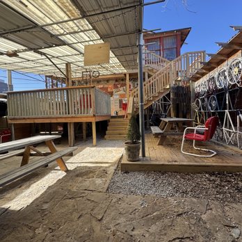 PonyCoffee - Back patio from the play area looking up to the back door - Coffee & Tea Near Me - Tulsa, Oklahoma PonyCoffee - Back patio from the play area looking up to the back door - Coffee & Tea Near Me - Tulsa, Oklahoma