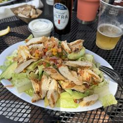 Southwestern Salad + grilled chicken.