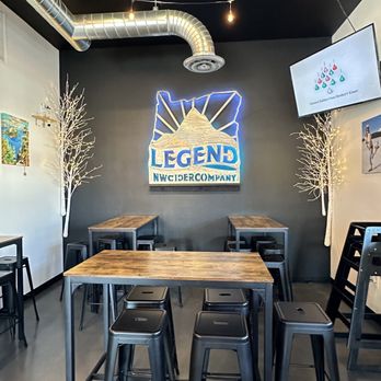 Legend NW Cider Company - Some of the tables - Cideries Near Me - Talent, Oregon Legend NW Cider Company - Some of the tables - Cideries Near Me - Talent, Oregon