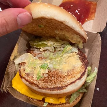 McDonald's - No meat in burger Sad sad place don't go there bad - Fast Food Near Me - Hallandale, Florida McDonald's - No meat in burger Sad sad place don't go there bad - Fast Food Near Me - Hallandale, Florida