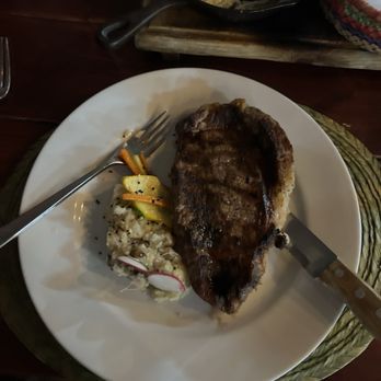 La Hoguera - Ribeye - poorly cooked and seasoned. Queso fundido at top was good. - Mexican Near Me - Ensenada, BCN La Hoguera - Ribeye - poorly cooked and seasoned. Queso fundido at top was good. - Mexican Near Me - Ensenada, BCN