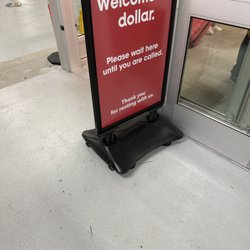 Dollar Car Rental - Polite sign. Insane staffing for peak busy time. Shame on Dollar.