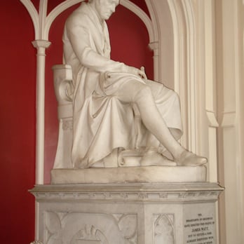 Watt Library - Statue of James Watt, Watt Library, Greenock - Libraries Near Me - Greenock, RFW