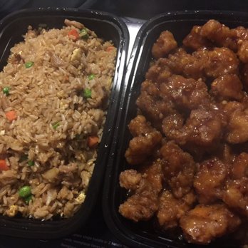 Town Story - Pork fried rice and mild general tso's chicken. Mild isn't spicy at all. - Chinese Near Me - Everett, Washington