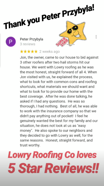 Slide of Lowry Roofing McKinney