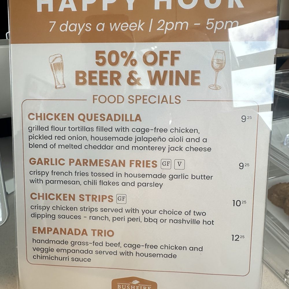 Bushfire Kitchen - Happy Hour! - American Near Me - Cypress, California