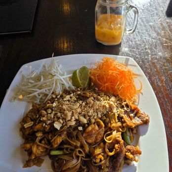 Cafe Asia - My main entrée: The Pad Thai Combination. Amazingly delicious! - Sushi Bars Near Me - Roanoke, Virginia Cafe Asia - My main entrée: The Pad Thai Combination. Amazingly delicious! - Sushi Bars Near Me - Roanoke, Virginia