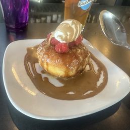 Creme brulee donut Creme brulee donut