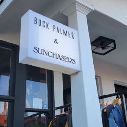 Buck Palmer sign on Abbott Kinney Buck Palmer sign on Abbott Kinney