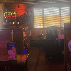 Inside of restaurant. Tried not to show faces.