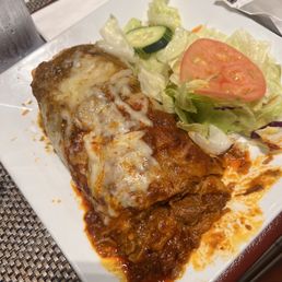 Mr. Burrito (Red chile beef/ Green chile pork). Mr. Burrito (Red chile beef/ Green chile pork).