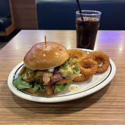 Grilled Chicken Cowboy Burger