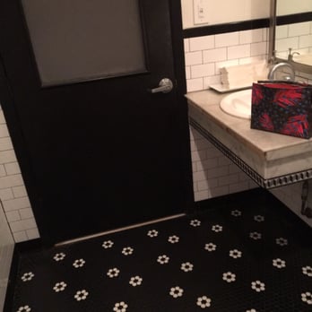 Walker's Drive-In - Cute penny tiles in bathroom. - New American Near Me - Jackson, Mississippi Walker's Drive-In - Cute penny tiles in bathroom. - New American Near Me - Jackson, Mississippi