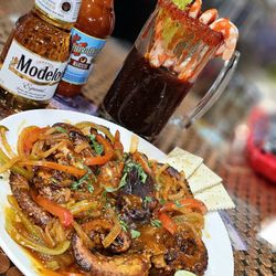 Tomateros Seafood - Pulpo Zarandeado/ Octopus in it's special Sauce