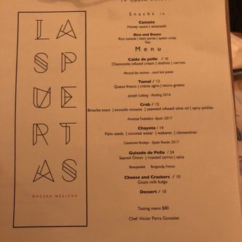 Las Puertas - Menu - Latin American Near Me - Buffalo, New York