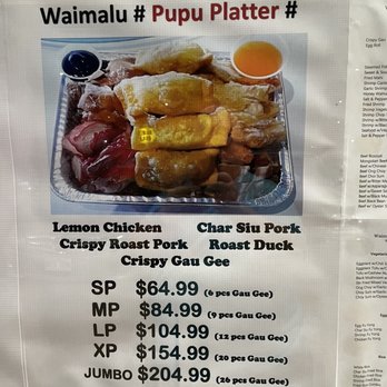 Waimalu Chop Suey - Pupu platter - Chinese Near Me - Aiea, Hawaii Waimalu Chop Suey - Pupu platter - Chinese Near Me - Aiea, Hawaii