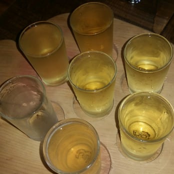 Nine Pin Cider - My flight. One down.... - Breweries Near Me - Albany, New York Nine Pin Cider - My flight. One down.... - Breweries Near Me - Albany, New York
