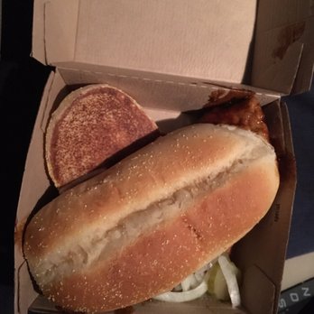McDonald's - Is this how a mcrib is served? - Fast Food Near Me - Shawnee, Oklahoma