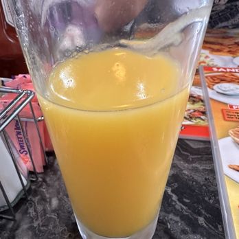 Indy's Famous Pancake House - Dirty glass with orange juice - Breakfast & Brunch Near Me - Indianapolis, Indiana Indy's Famous Pancake House - Dirty glass with orange juice - Breakfast & Brunch Near Me - Indianapolis, Indiana
