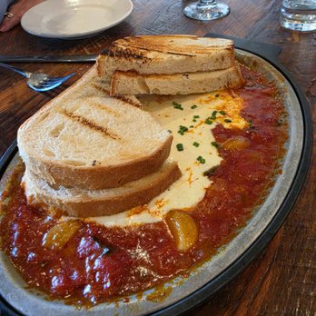 Public Kitchen - Burrata & marinara with toast - Gastropubs Near Me - Wakefield, Massachusetts