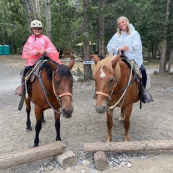McGee Creek Pack Station - Getting ready for our ride.
