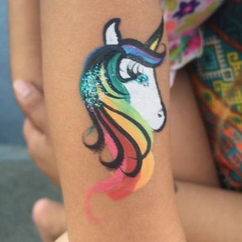 Make Believe Face Painting - Pony for the bby. - Face Painting Near Me Make Believe Face Painting - Pony for the bby. - Face Painting Near Me