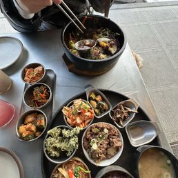 Daily Banchan Bento and Mom's Medley Bibimbop Daily Banchan Bento and Mom's Medley Bibimbop
