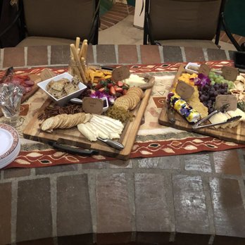 Ooey Gooey Catering - This was beautiful and delicious. Look at the goat cheese wrapped in edible flowers! - Caterers Near Me - Atlanta, Georgia Ooey Gooey Catering - This was beautiful and delicious. Look at the goat cheese wrapped in edible flowers! - Caterers Near Me - Atlanta, Georgia