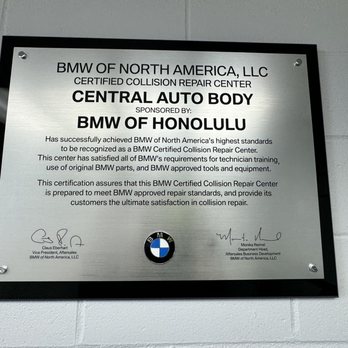 Central Body & Paint - Certified hottie! - Body Shops Near Me - Aiea, Hawaii Central Body & Paint - Certified hottie! - Body Shops Near Me - Aiea, Hawaii