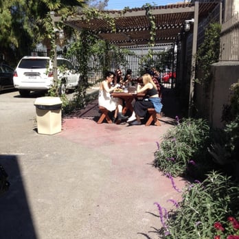 Bread Lounge - Out back .. Additional seating - Bakeries Near Me - Los Angeles, California Bread Lounge - Out back .. Additional seating - Bakeries Near Me - Los Angeles, California