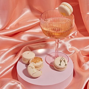 Maddie About Cake - a glass of wine and macarons - Desserts Near Me - Louisville, Kentucky Maddie About Cake - a glass of wine and macarons - Desserts Near Me - Louisville, Kentucky